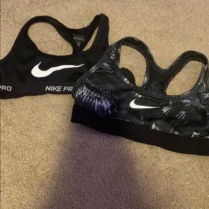 GIRLS nike sports bras